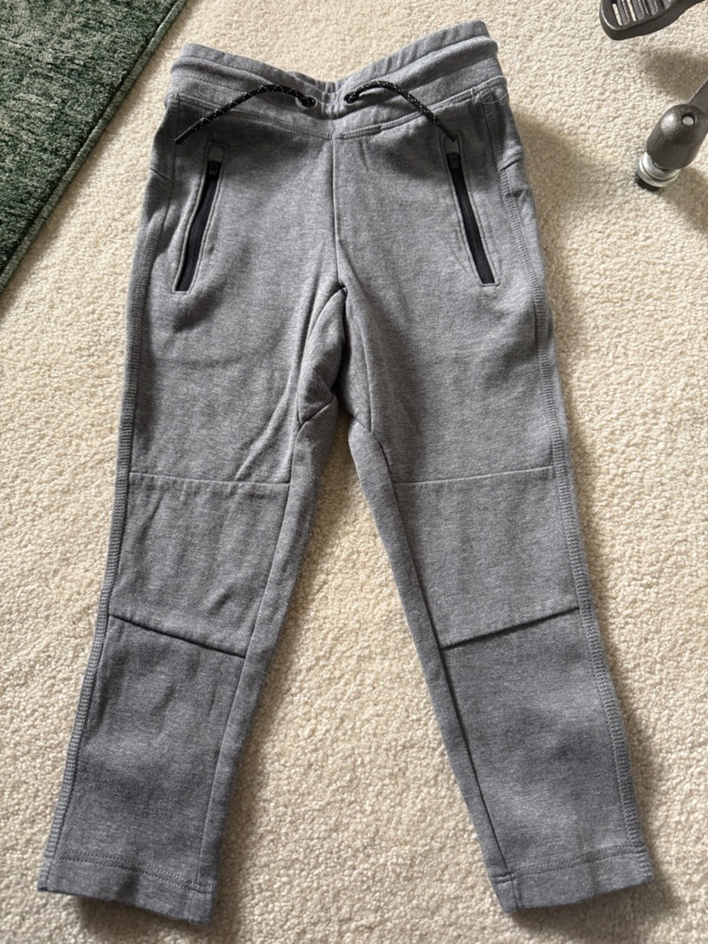 GAP Kids Gray Jogger Sweatpants with Zip Pockets